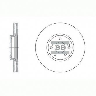 Гальмівний диск Hi-Q (SANGSIN) SD1053