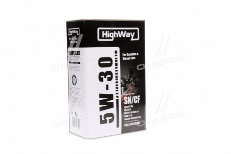 Масло моторн. 5W-30 SN/CF (Канистра 4л) HighWay 10117