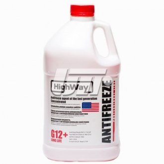 Антифриз ANTIFREEZE G12+ концентрат червоний 3,78л HighWay 701492