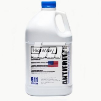 Антифриз ANTIFREEZE G11 концентрат синий 3,78л HighWay 701494