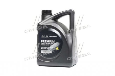 Олива моторна Mobis Premium Gasoline 5W-20 API SL, ILSAC GF-3, 05100-00421 (Каністра 4л) Hyundai/Kia/Mobis 0510000421