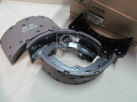 Колодки гальмівні барабан задні Hyundai Hd35/hd75 -10 (вир-во Mobis) Hyundai/Kia/Mobis 5830545A62