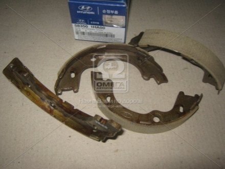 Колодки тормозные стояночного тормоза барабанные Hyundai/Kia/Mobis 583501ha00 (фото 1)