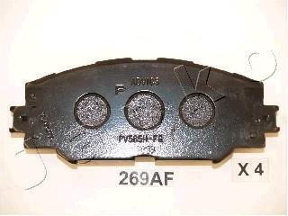 Колодки гальмівні передні Toyota Auris, Verso, RAV4, Yaris, Corolla (05-16)/Subaru Trezia (10-) JAPKO 50269