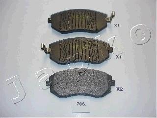 Колодки гальмівні передні Subaru Outback, Forester, Impreza, Legasy, XV (07-) JAPKO 50706