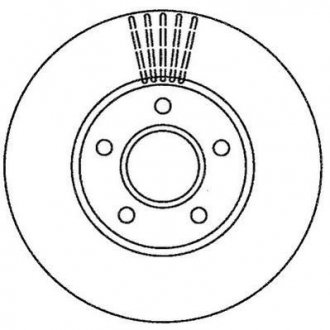 Диск гальмівний Jurid 562251JC