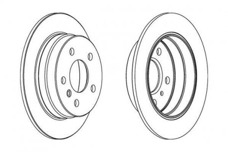 Диск гальмівний Jurid 562274JC