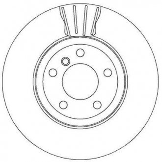Диск гальмівний Jurid 562350JC