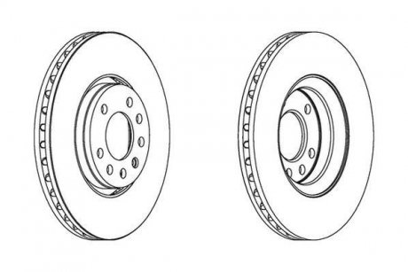 Диск гальмівний Jurid 562385JC