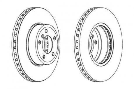 Диск гальмівний Jurid 562397JC