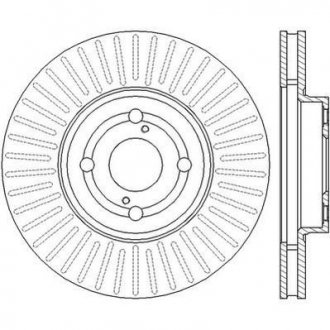 Диск гальмівний Jurid 562435JC
