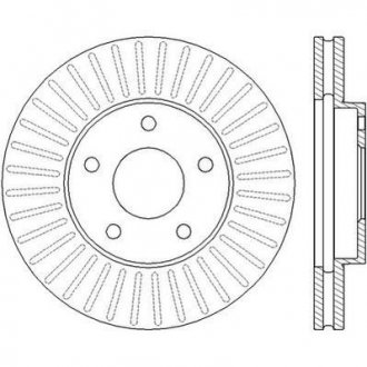 Диск гальмівний Jurid 562441JC
