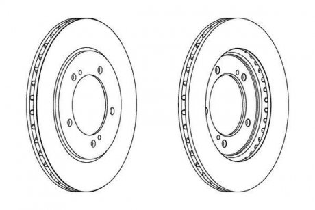 Диск гальмівний Jurid 562445JC