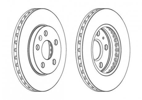 Диск гальмівний Jurid 562460JC