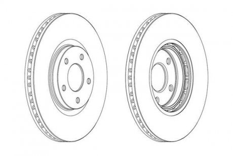 Диск гальмівний Jurid 562465JC