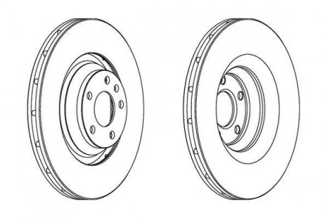 Диск гальмівний Jurid 562506JC