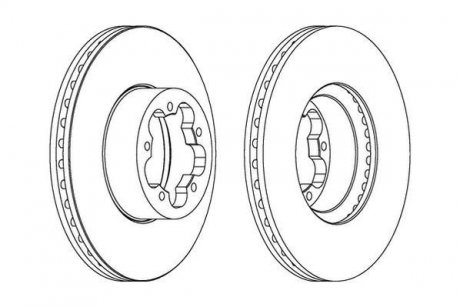 Диск гальмівний Jurid 562540JC
