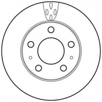 Диск гальмівний Jurid 562630JC