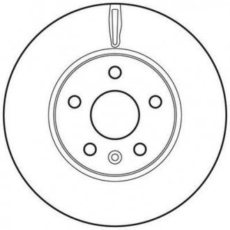 Диск тормозной CHEVROLET, OPEL (комп. 2шт.) Jurid 562642JC