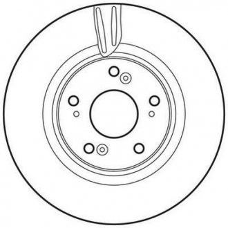 Диск гальмівний Jurid 562725JC (фото 1)