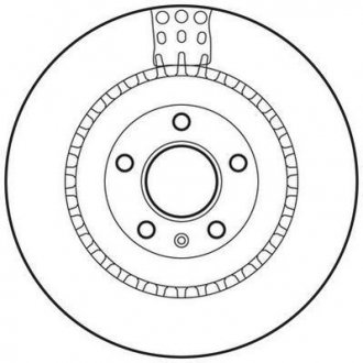 Гальмівний диск задній Audi A4,A5,A6,A7,A8,Q5,Q7/VW Touareg/Porsche Macan Jurid 562735JC