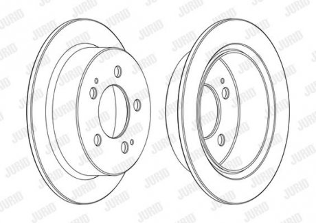 Диск гальмівний Jurid 562775JC