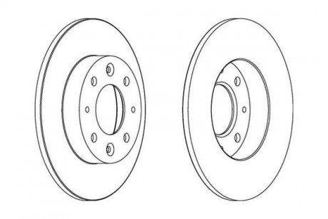 Диск гальмівний Jurid 562865JC