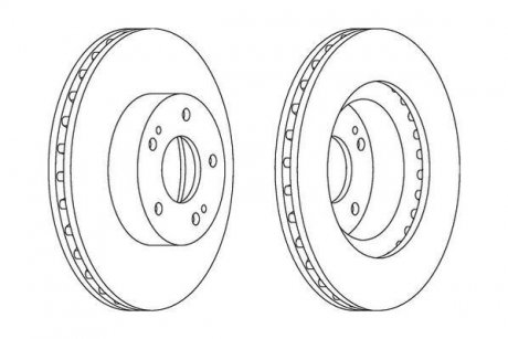Диск гальмівний Jurid 562873JC