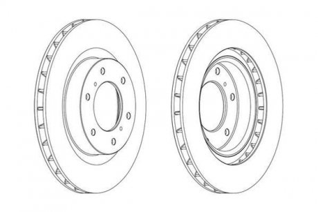 Диск гальмівний Jurid 562913JC