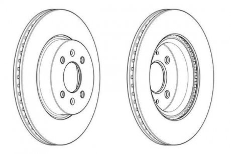 Диск гальмівний Jurid 562944JC