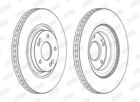 Диск гальмівний Jurid 562987JC