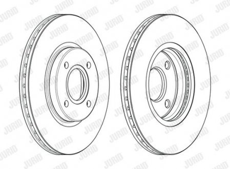 Диск гальмівний Jurid 563115JC
