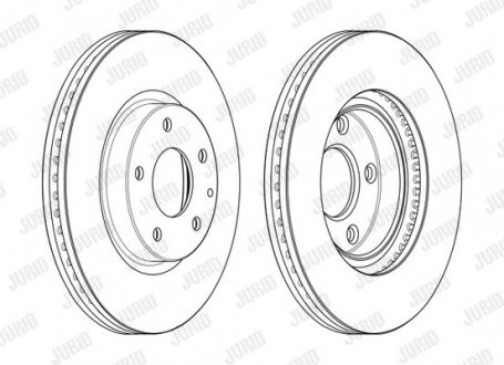 Диск гальмівний Jurid 563117JC