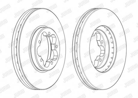 Диск гальмівний Jurid 563123J
