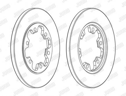Диск гальмівний Jurid 563139JC