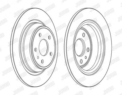 Диск гальмівний Jurid 563155JC
