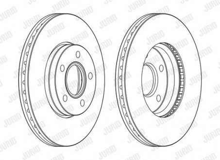 Диск гальмівний Jurid 563160JC