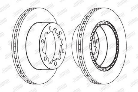 Диск гальмівний Jurid 569138J