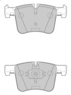 Гальмівні колодки передні BMW 1,2,3,4,X3,X4 Jurid 573432J (фото 1)