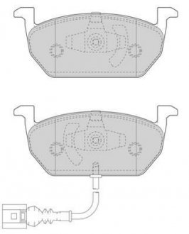 Гальмівні колодки передні Golf VII/Audi A3/Seat Leon/Skoda Octavia/Toyota Jurid 573606J