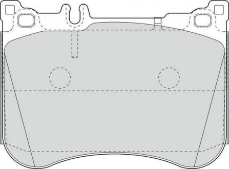 Гальмівні колодки передні Mercedes E-Class(W213,A238,C238),S-Class(W222),CLS(C257),S,SL Jurid 573625J (фото 1)