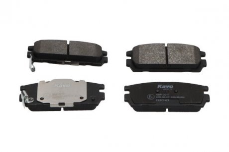 Комплект гальмівних колодок PARTS KAVO KBP-3017