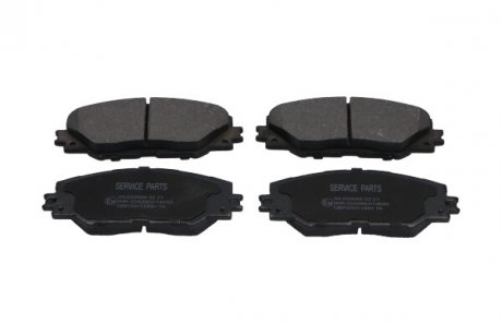 Комплект гальмівних колодок PARTS KAVO KBP-9026