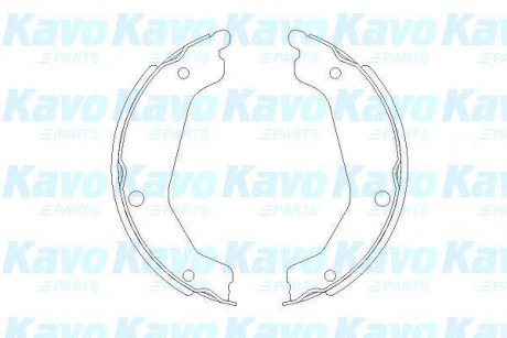 Комплект гальмівних колодок PARTS KAVO KBS-4408