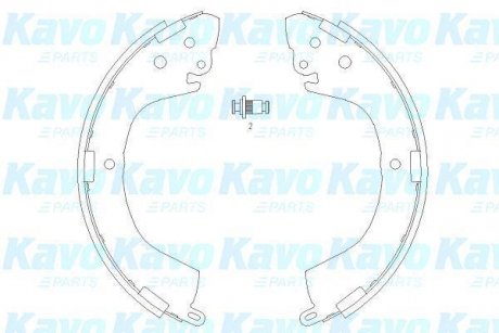 Комплект гальмівних колодок PARTS KAVO KBS-6406