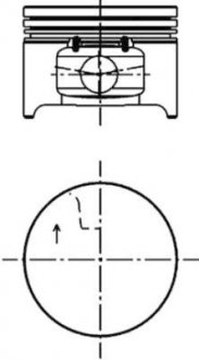 Поршень 0.50 Renault Logan/Sandero 1.4 i 04-> (80 mm) KOLBENSCHMIDT 40277620 (фото 1)