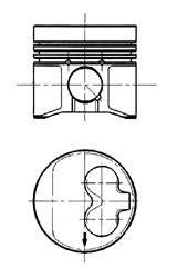 Поршень, комплект VW 1,9D/TD KOLBENSCHMIDT 91429620