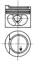 Поршень VAG 81,26 KOLBENSCHMIDT 93872610 (фото 1)