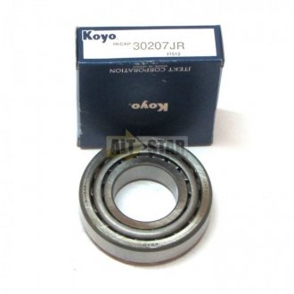 Підшипник конічний 35*72*18.25 DIFFERENTIAL SIDE MMC,NISSAN (вир-во) KOYO HICAP30207JR