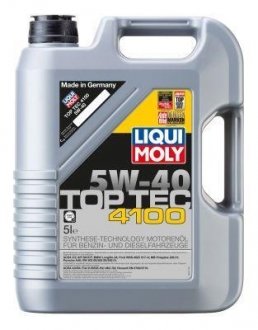 Моторна олива Top Tec 4100 5W-40 5л LIQUI MOLY 9511